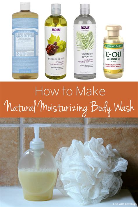 How To Make All Natural Moisturizing Body Wash Life With Lovebugs