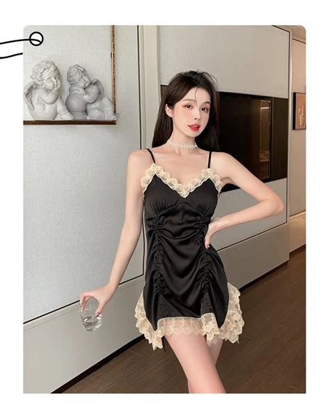 Sexy Pijama Lady Pillama De Mujer Lingerie Bodysuit Luxury Pyjama Silk