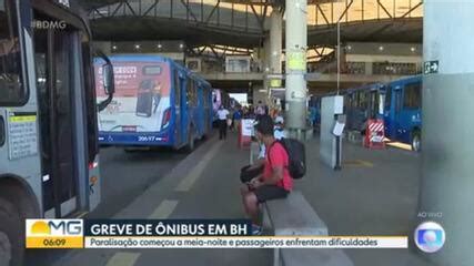 Motoristas de ônibus em BH entram em greve nesta segunda Minas Gerais