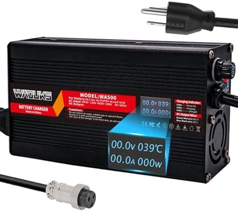 Waouks 588v 8a Li Ion Battery Charger Used For 14s 518v