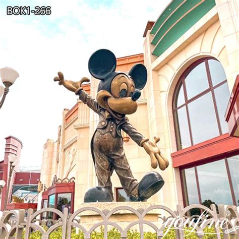 Life-size Bronze Mickey Mouse Statue Disneyland Art Wholesale BOK1-266 ...