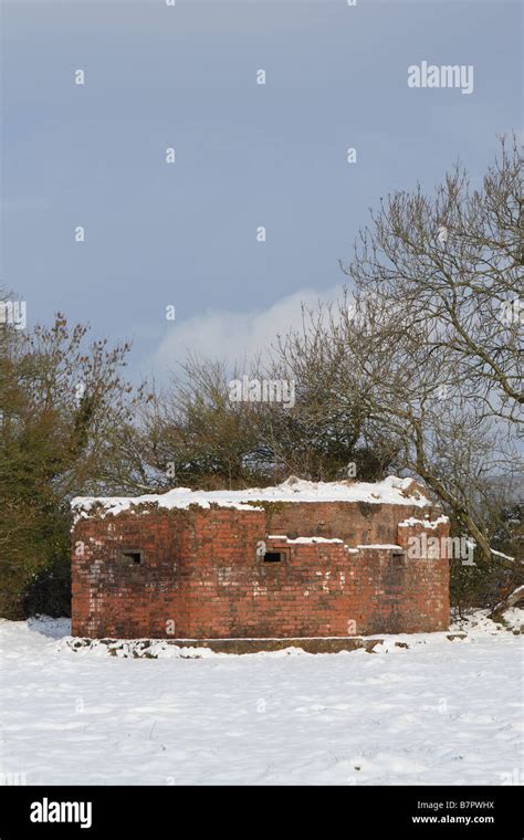 British World War Ww Brick Gun Emplacement Pillbox Built For Home