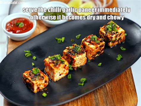 Chilli Garlic Paneer Recipe Pan Fried Chilli Garlic Paneer Quick