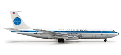 Herpa Wings Pan Am 707 300 Jet Clipper Majestic Regn1703d Die Cast