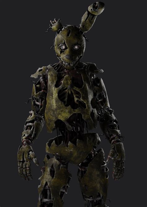 Aftonbuilt Springtrap Retexture By Sevenchest On Deviantart