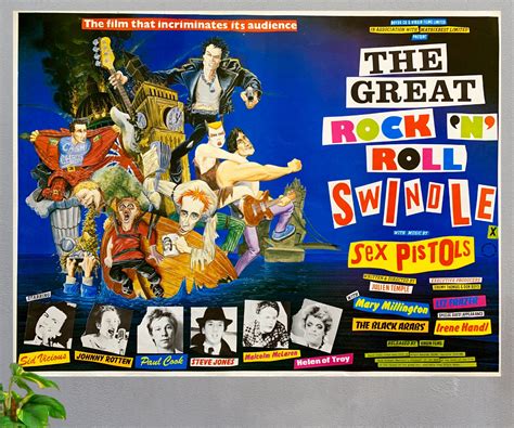 The Great Rock N Roll Swindle Movie Poster 1980 Sex Etsy