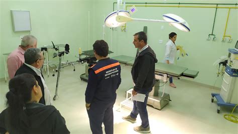 SRS Manhuaçu visita obras do Hospital Evangélico e Casa de Caridade de