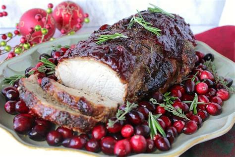 🏅 Asado De Cerdo A La Navidad Con Glaseado De Arándanos