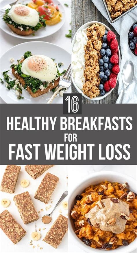 16 Healthy Breakfasts For Fast Weight Loss Easy Recipes For Every Meal