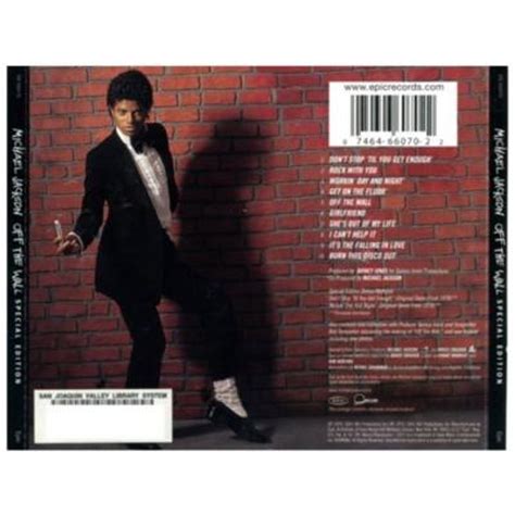 Michael Jackson Off The Wall Special Edition Cd