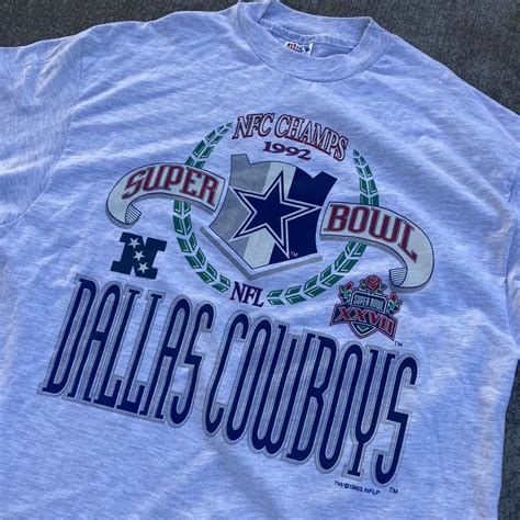 1993 Dallas Cowboys Nfc Champs Tee Sizexl Depop