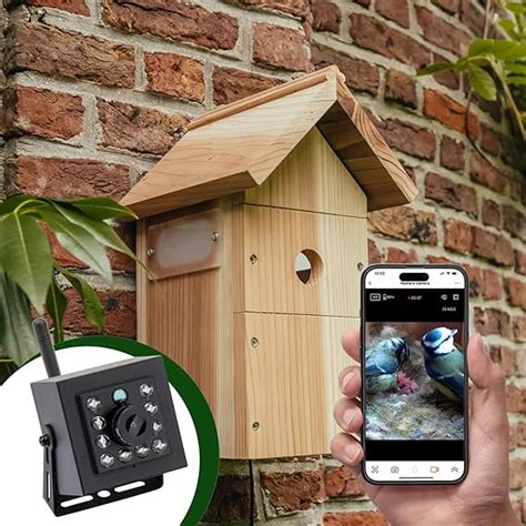 Amazon Smart Birdhouse With Camera 1440p HD WiFi Outdoor Bird