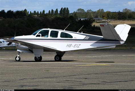 Hb Eiz Beechcraft P Bonanza Private Bruno Muthelet Jetphotos