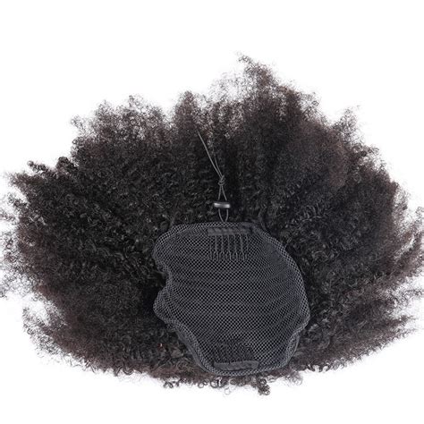 Msbuy B C Afro Kinky Curly Ponytails Extensions One Piece Mongolian