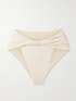 Magda Butrym Twist Front Ruched Bikini Briefs Net A Porter