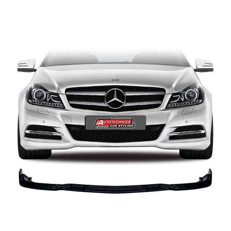 MERCEDES W204 FACELIFT 2011+ 3 PIECE NON AMG FRONT LIP BLACK – AutoTech WholeSale