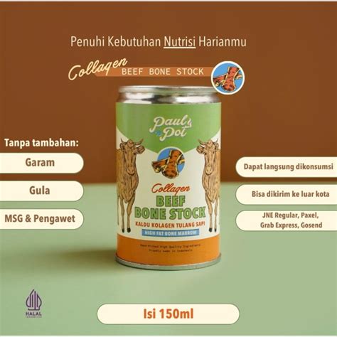 Jual NEW READYSTOCK FRESHLY MADE PaulnPot Collagen Beef Bone Stock