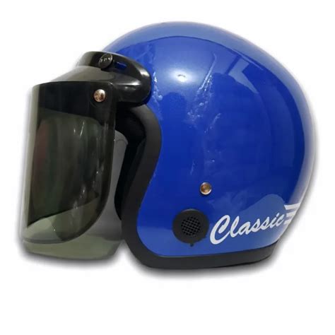 Helm Retro Classic Dewasa Warna Glosy Lazada Indonesia