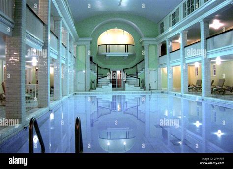 The indoor pool at Bedford Springs Resort in Bedford, Pennsylvania, was ...