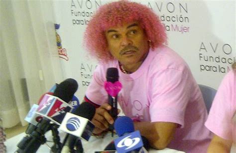 Carlos Valderrama and his New Pink Curly Hair - The Lifestyle Blog for ...