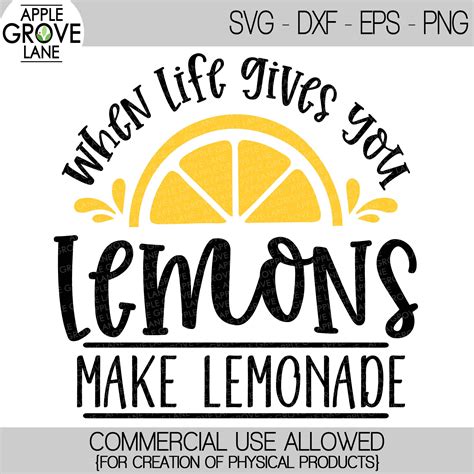 Lemonade Svg Cut File Summer Svg Lemons Svg Make Etsy