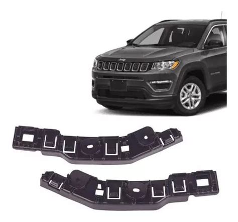 Par Suporte Guia Parachoque Dianteiro Jeep Compass 17 20 Parcelamento