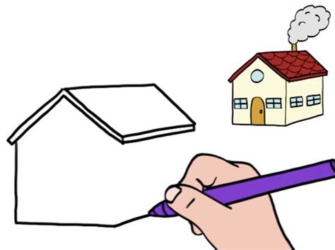 Apprendre Dessiner Une Maison En Tapes