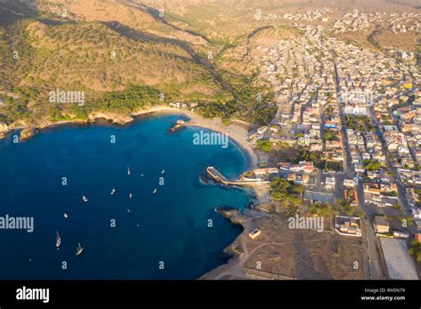 Aerial View Of Tarrafal Beach In Santiago Island In Cape Verde Cabo