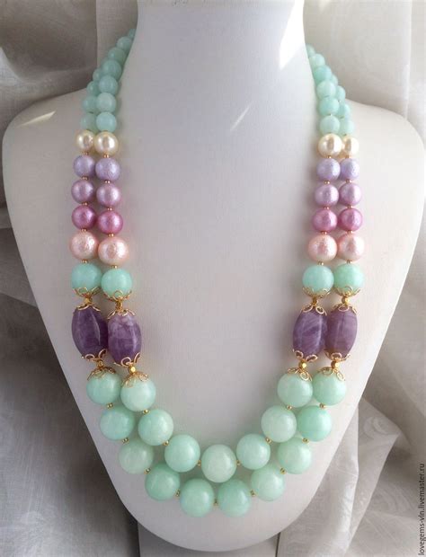 Красивая бижутерия из натуральных камней (76 фото)