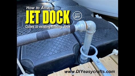 How To Easily Attach Jet Dock Cubes To An Existing Wood Floating Dock