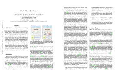 Graph Decision Transformer | Papers With Code