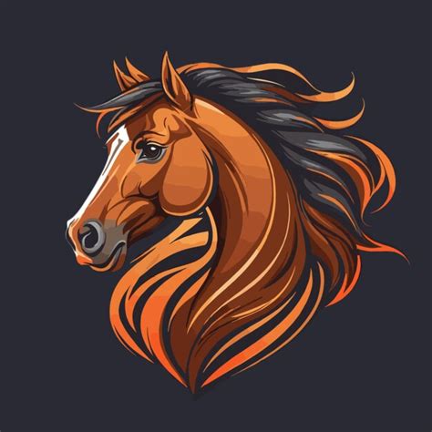 Premium Vector Horse Mascot Vector On A White Background