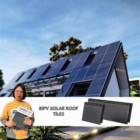 Resistant And Durable BIPV Solar Roofing Shingles Prices Photovoltaic