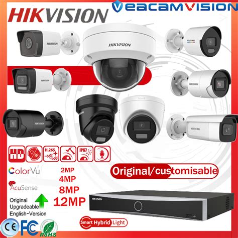 Hikvision Mp Colorvu Md Fixed Turret Network Camera Security Cctv