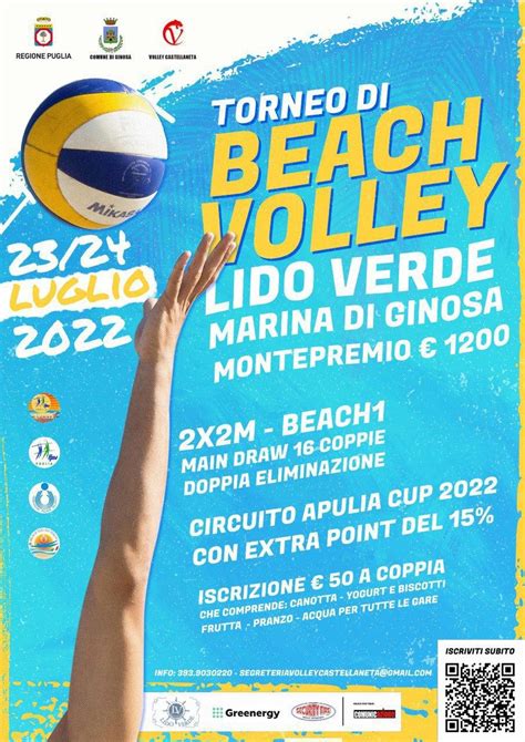 Torneo Beach Volley E Luglio Wonder Ginosa E Marina