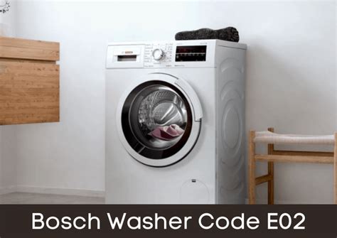 Bosch Washer Error Code E18 How To Troubleshoot It How To Fix It