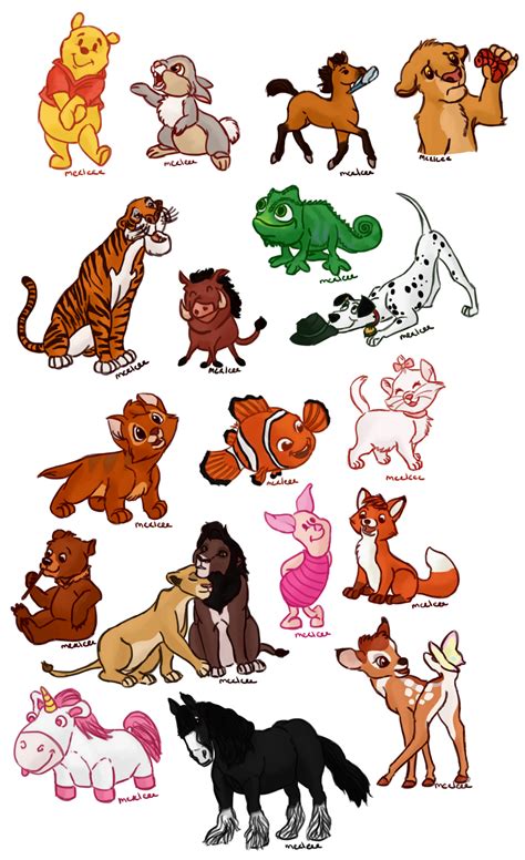 Disney Animals by Merleee on DeviantArt