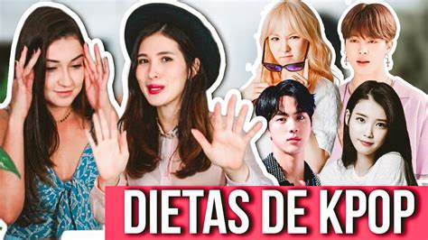 Nutricionista Reage A Dietas De Idols De Kpop Youtube