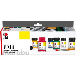 Marabu Textil Fabric Paint Starter Set X Ml Cowling Wilcox