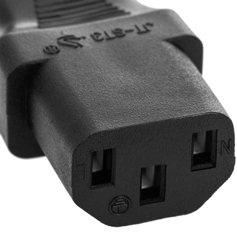 US Power Cord NEMA 5 15P To IEC 60320 C13 5m Black Cablematic