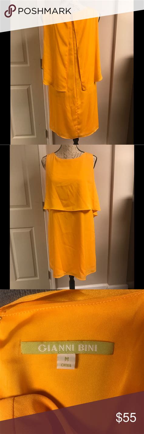 Gianni Bini Yellow Dress Yellow Dress Clothes Design Dresses