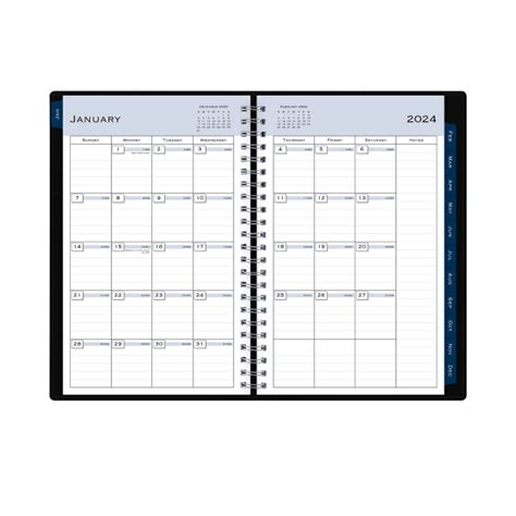 Blue Sky Passages Weekly Monthly Refillable Planning Calendar X