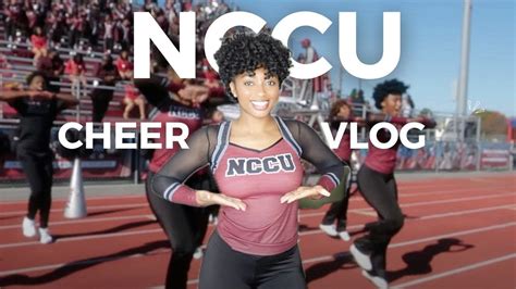 NCCU CHEER VLOG NCCU Vs DSU LIFE AS A CHEERLEADER YouTube