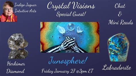 Crystal Visions Special Guest Junosphere Labradorite Herkimer