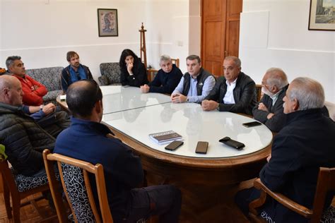 El Intendente Marino Recibi A Vecinos Del Casco Hist Rico Empresarios