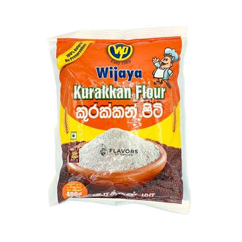 Wijaya Kurakkan Flour 400g Flavors Of Ceylon