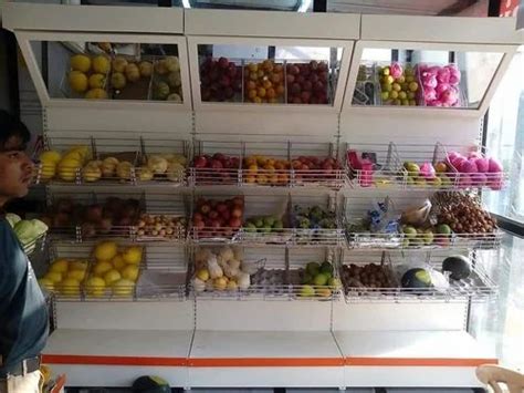 Stainless Steel Fruits And Vegetable Racks For Supermarket At Rs