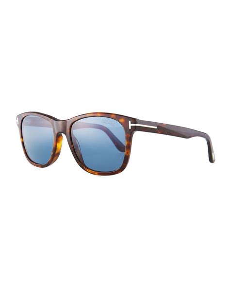 Tom Ford Eric Rectangular Havana Sunglasses For Men Lyst