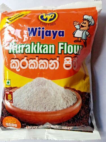 Wijaya Kurakkan Flour 100pure Premium Quality Millet Flour 400g