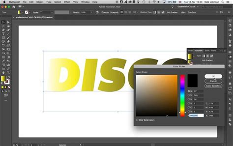 How to Add a Gradient to Editable Text in Illustrator CC - Design with Dale